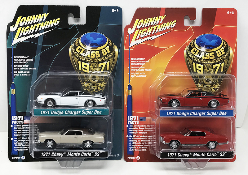 2021 JOHNNY LIGHTNING 2-PACK RELEASE 14 CLASS OF 71  / *FREE USA SHIPPING